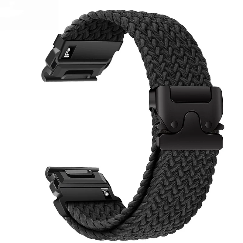 Durable Braided Nylon Watch Strap with Loop Design