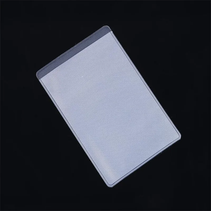 20PC Waterproof Transparent Pvc Card Cover Silicone Plastic Cardholder Case Protect Cards Student Cardholder Bit Bank Id Card