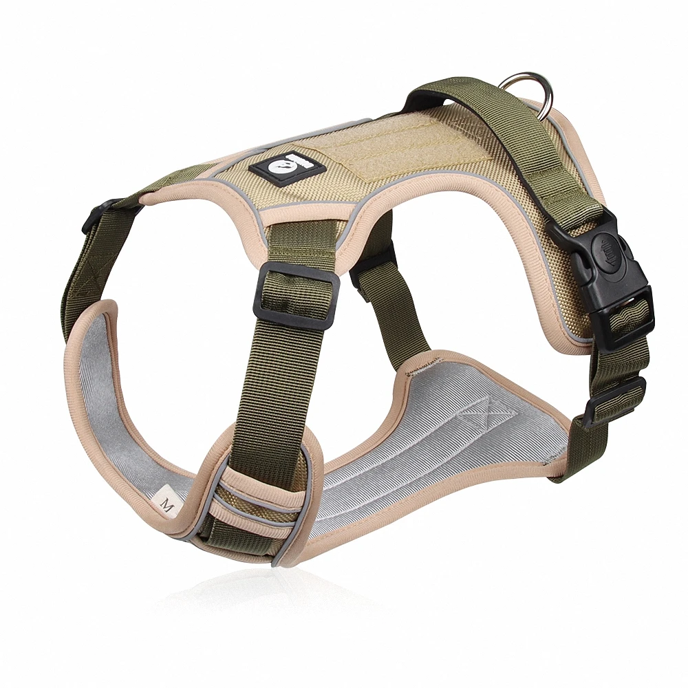 Dog Harness No Pull Adjustable Pet Reflective Oxford Soft Vest for Medium and Large Dogs Easy Control |
