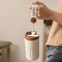450ML Smart Travel Coffee Mug Display Led Temperature Thermos Mug Stainless Steel Insulated Thermos Bottle Portable Vacuum Flask 6