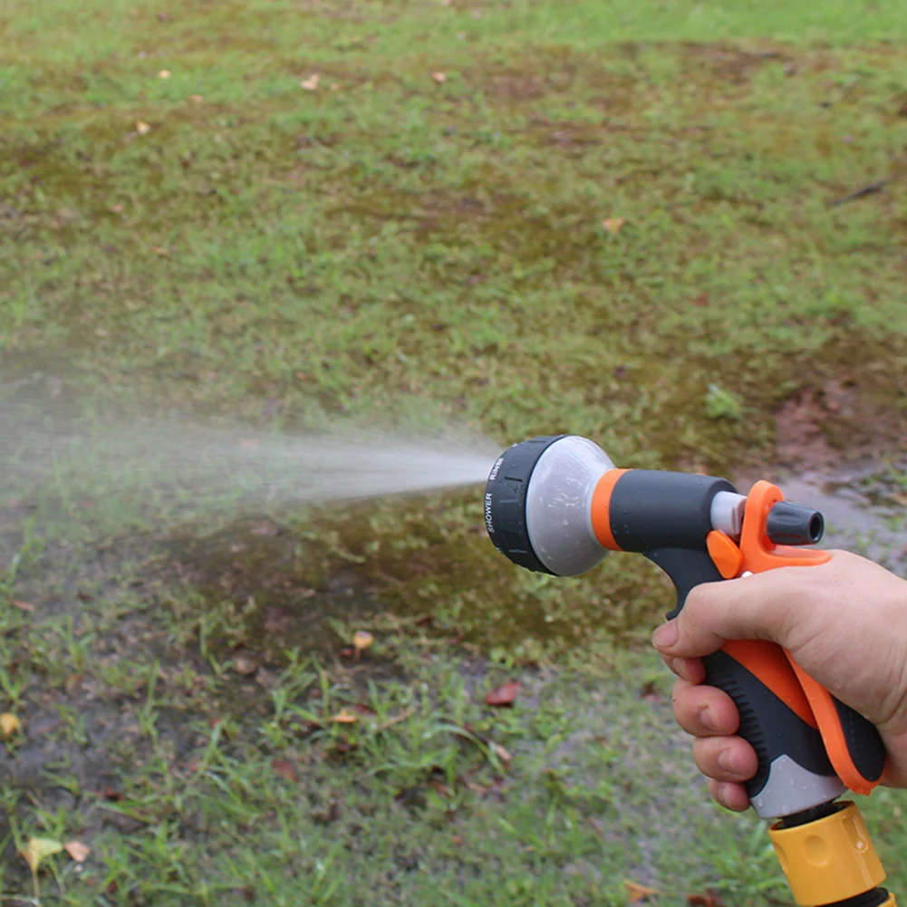 Garden Hose Watering Sprayer High Pressure Water Sprayer Washing Cars Watering Garden Portable High Pressure Water Gun 8 Modes
