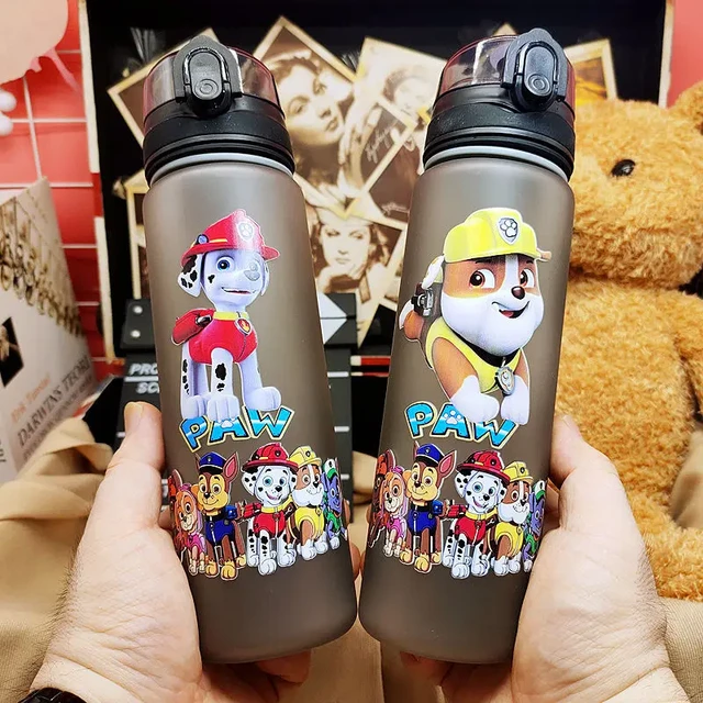 PAW Patrol Water Bottle Mini Plastic Drinking Water Cup for Girls Kids  Drop-Resistant Leakproof Portable Sports Water Bottles - AliExpress