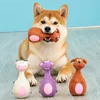 Latex Dog Toys Sound Squeaky Elephant/Cow Animal Chew Pet Rubber Vocal Toys For Small Large Dogs Bite Resistant Interactive Toy 2