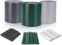 PVC Privacy Bar Fence Panel Double Pole Pad Fence Panel Foil 35m x 19cm Protection Strips