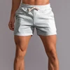Summer New 100% Cotton Casual Shorts Men High Quality Fashion Short Pants Men Side Pockets Zip Outdoor Running Shorts Men 1