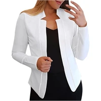 2023 Autumn Winter new style women clothes small suit solid color cardigan 1