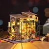 Robotime Mini House DIY Dollhouse Kit with Furnitures Accessories 1:24 Scale Craft Kit  Emily's Flower Shop 1