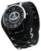 New Luxury Brand Men's Watch Brown Leather Punk Skull Head Metal Buckle 40mm Large Dial Quartz Watch Relogios Masculino 1