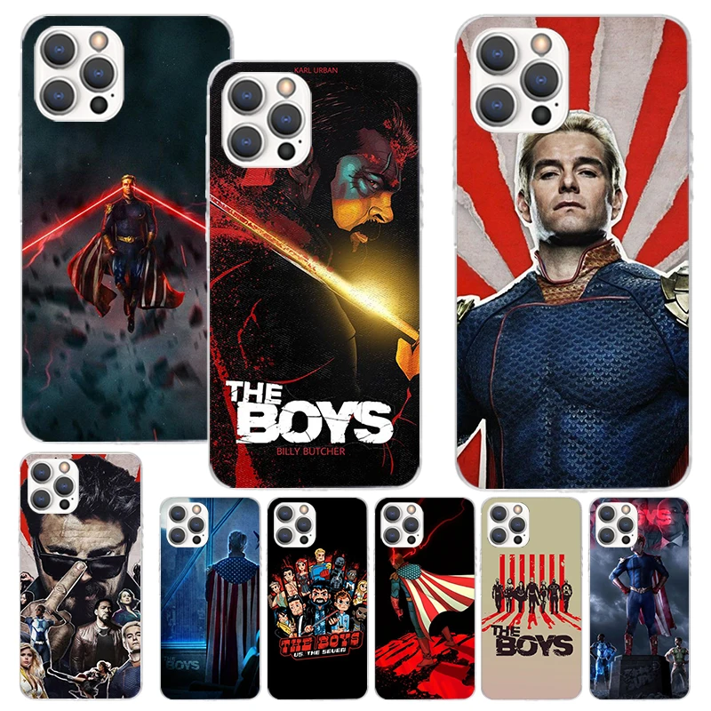 The Boys Homelander Tv Phone Case Per Apple Iphone 15 14 13 12 11 Pro Max Mini Xs Xr X 7 Plus 8 + Se Soft Silicone Print Shell