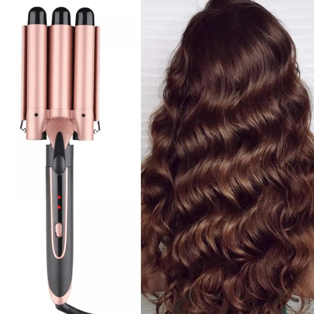

Professional Hair Curling Iron Ceramic Triple Barrel Hair Curler Irons Electric Hair Wave Waver Styling Tools Hair Styler Wand