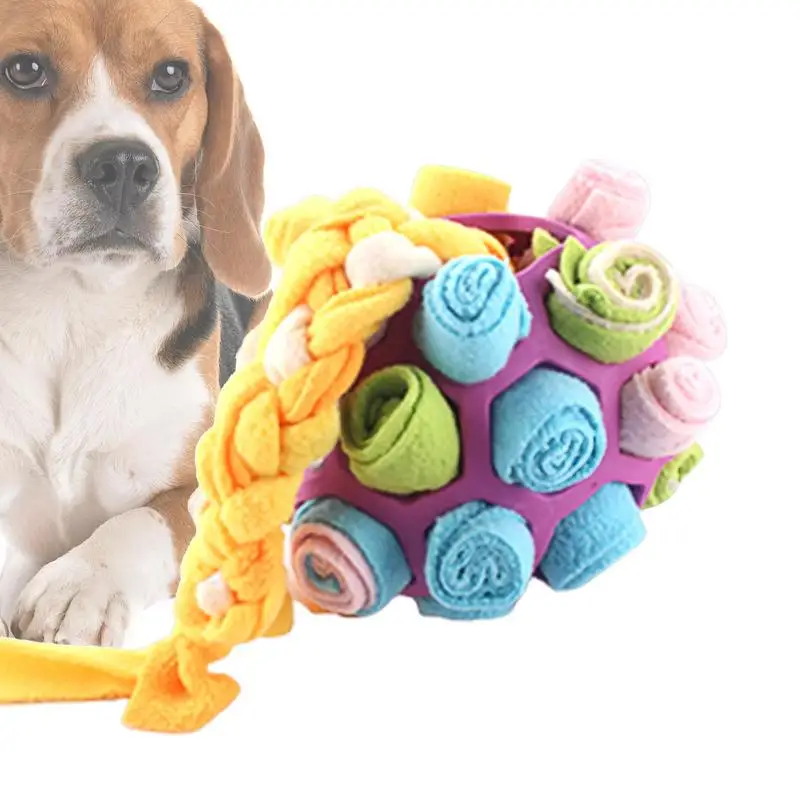 

Indoor Dogs Interactive Toy Pet Toy Ball Tooth Cleaning Slow Feeder Interactive Play Toy Dogs Food Leaking Exercise Ball Toy