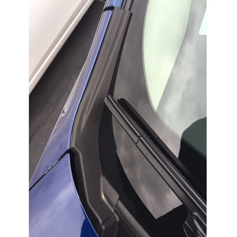 1pair Front Wiper Side Cowl Extension Cover for Nissan Sentra 2013 2014 2015 Windshields Accessories windshield cowl grille cover