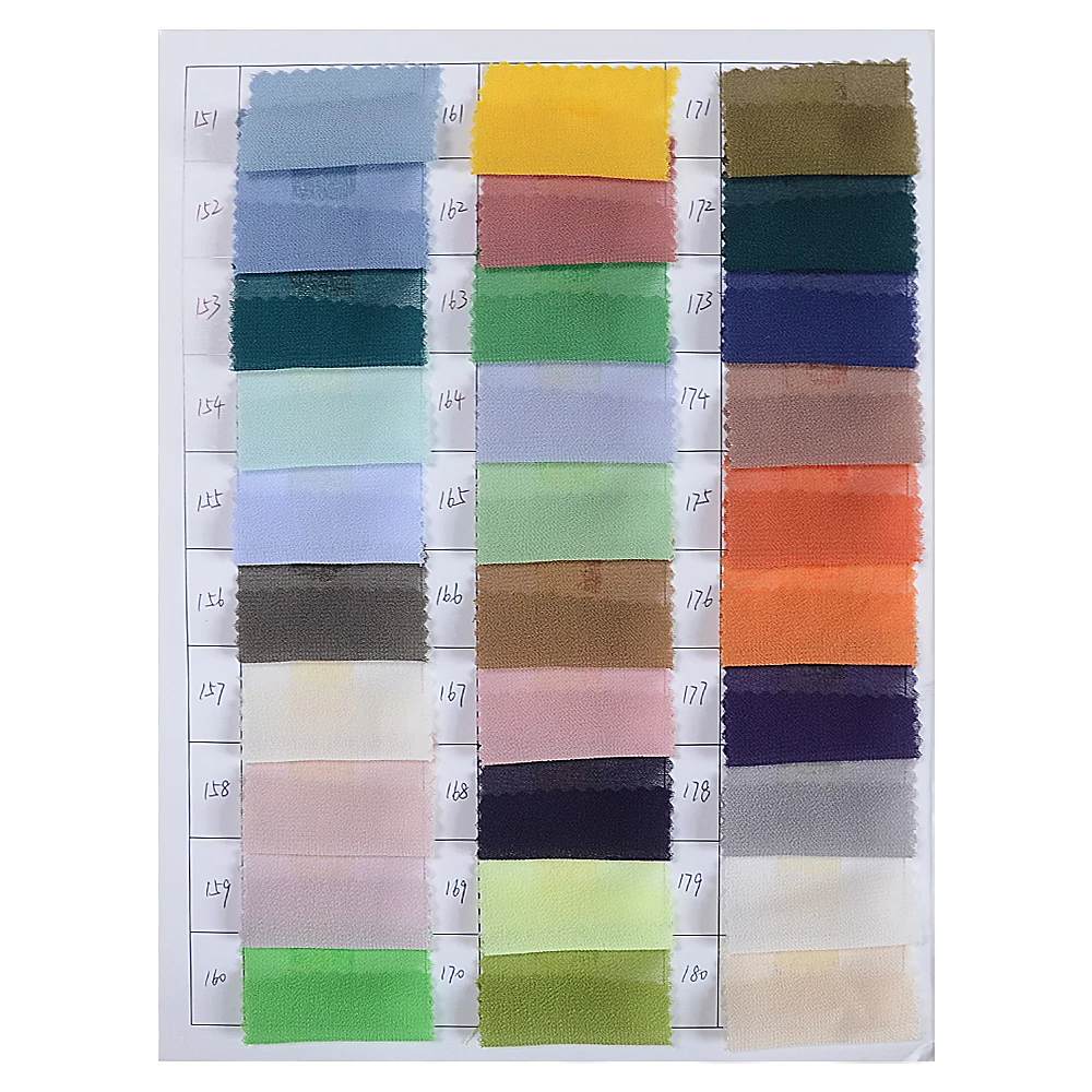 Teramila Tüll Stoffe Chiffon Stoff, Sommer Solide Atmungsaktiv Für Hijab Kleid Nähen Schal Schals Schals Kopftuch Material – Detail 16