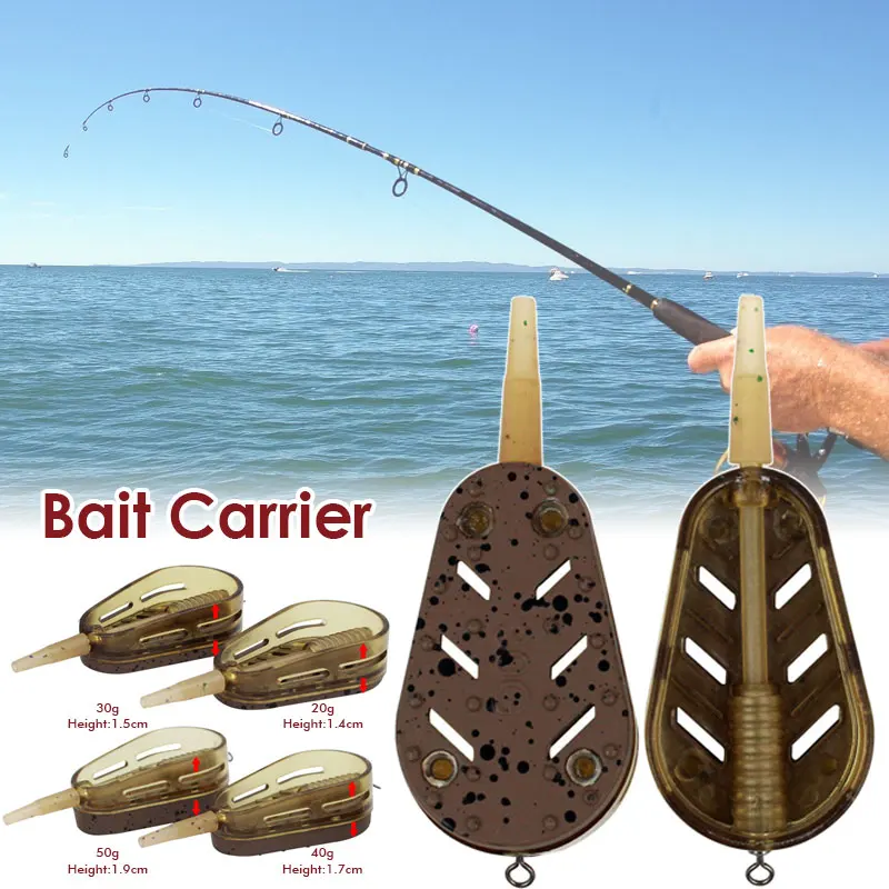 5 stücke Karpfen Angel methode Feeder Käfig 20g/30g/40g/50g Quick release Köder Käfig Korb Köder Angel gerät Zubehör