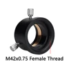 StarDikor Telescope Accessories Adapter 1.25" M42x0.75 To 1.25 Inch Adapter With Compression Ring For Zwo Qhy Camera Full Metal 3