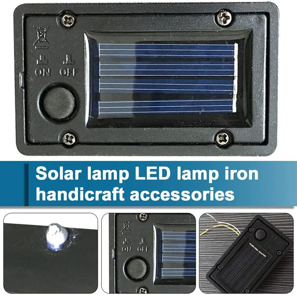 Solar Battery Storage Boxes For DIY Light Cover Replacement Homely Rectangular Battery Box For Garden/Lawn/Square LED Lamp 4