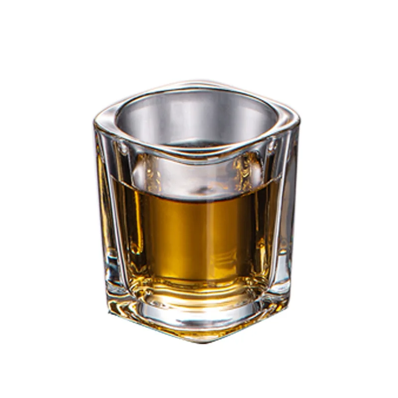 Buy Wholesale China Amber Crastal Thick Bottom Glass Cups Wine Tea Coffee  Glass Tumbler Shot Clear Glass Cups & Glass Cups at USD 1.55