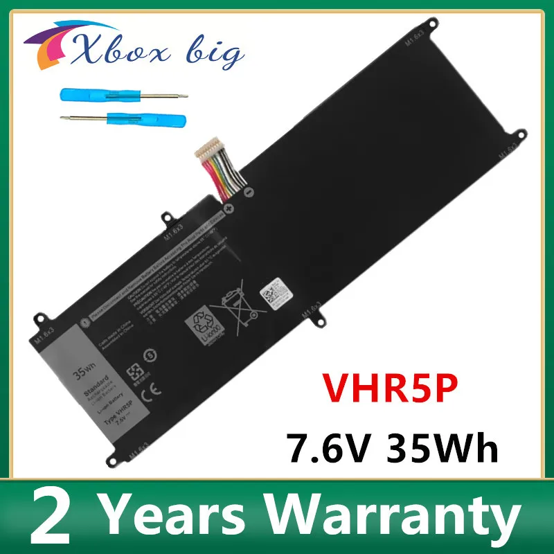 

New VHR5P Laptop battery For DELL XRHWG RHF3V 7.6V 35WH Latitude 11 5175 Tablet battery