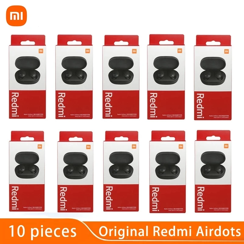 

First lowest price original Xiaomi earphones Airdots 2 true wireless Bluetooth5.0 earphones in ear headphones With Aidots Earbud