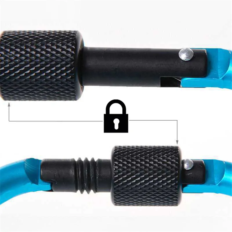 Aluminum Screw Gate Carabiners 4