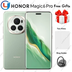 New HONOR Magic 6 Pro 5G 6.8 Inches OLED 120Hz Screen Snapdragon 8 Gen 3 MagicOS 8 Camera 180MP Battery 5600mAh GMS Smartphone