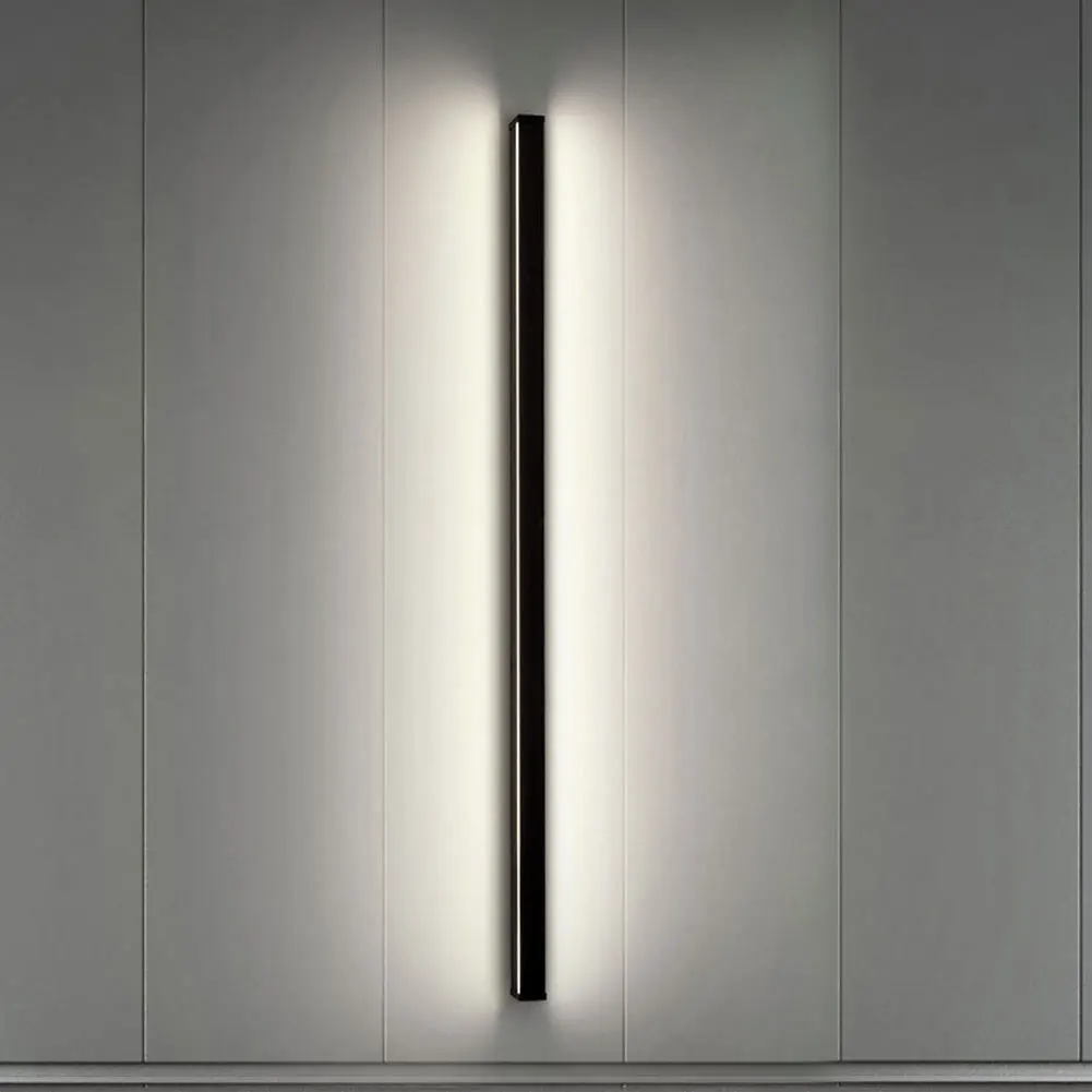 Modern Minimalist LED Linear Long Wall Lamp 80cm Long Strip Wall Lamp Background Sconce Lamp Bedroom Living Room Home Decor
