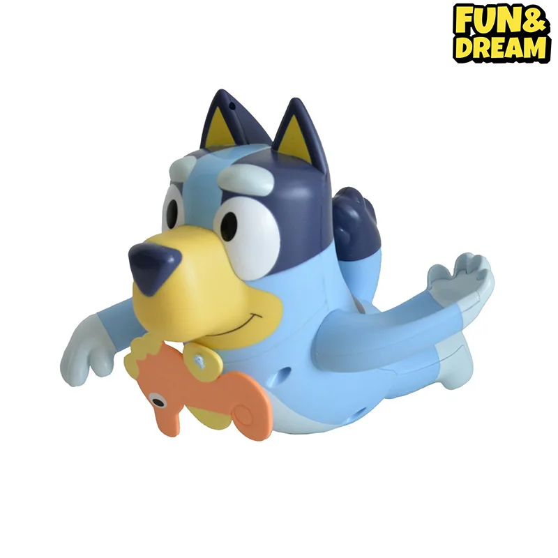 Bluey Family Bathed In The Water And Swam With Toys To Soothe Young Children Bluey Bathroom Toys Children'S Bath Soothing Toys 3