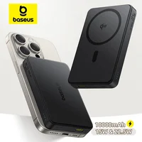 Baseus Qi2 Magnetic Power Bank 10000mAh 15W Wireless Charging 22.5W Wired Charge For iPhone 16 15 14  Pro Max Magnetic Powerbank 1