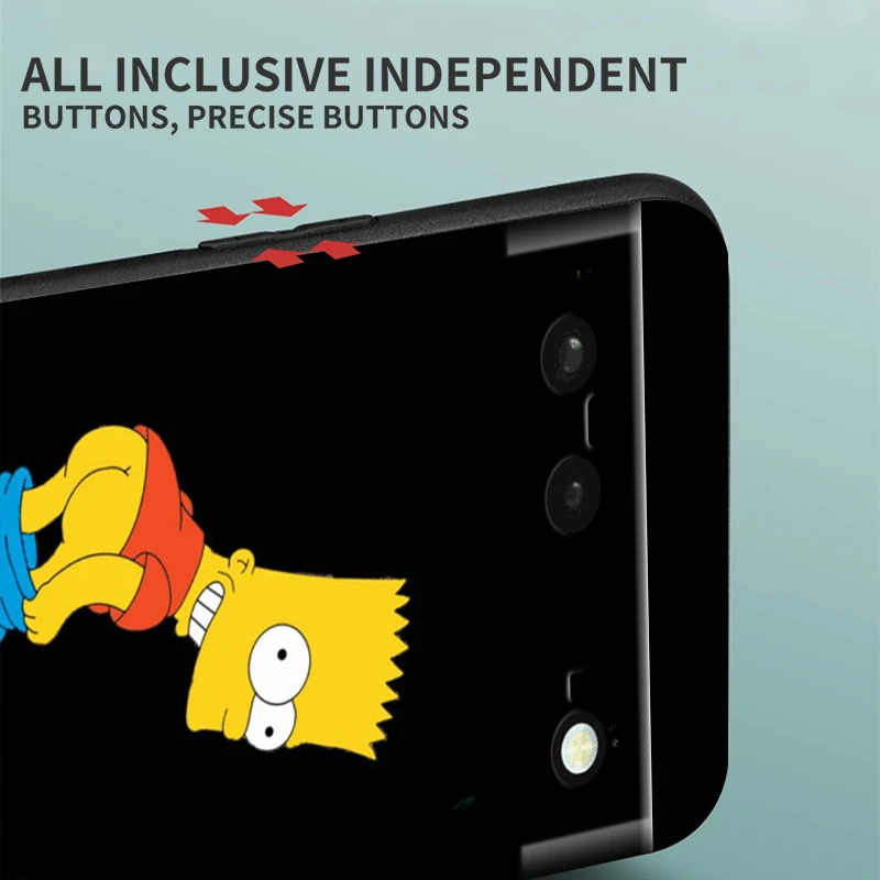 Anime Family The Simpsons For Google Pixel 8 7A 7 6A 6 5A 5 4 4A XL 5G Black Silicon Shockproof Shell Phone Case - Image 5
