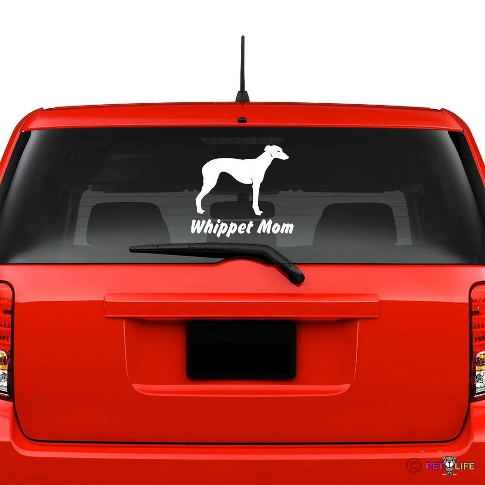 

For Whippet Mom Windshield Sticker Vinyl Auto Window english car decals