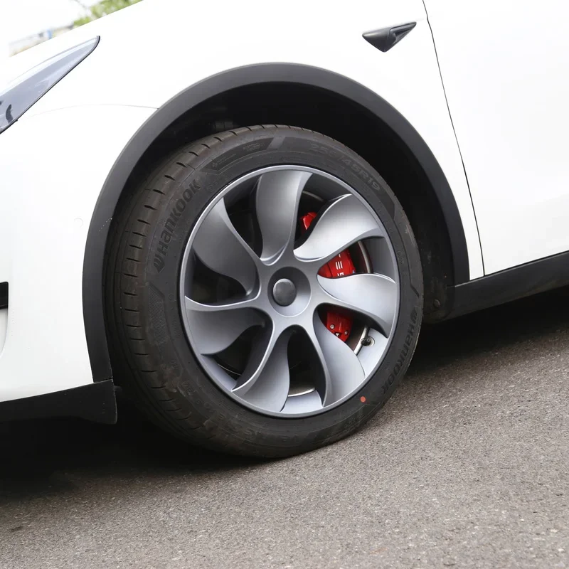 4PCS Hub Cap Performance Replacement Wheel Cap Automobile Hubcap Full Rim Cover 19-Inch Accessories for Tesla Model Y-wheel hub covers wheel hub caps