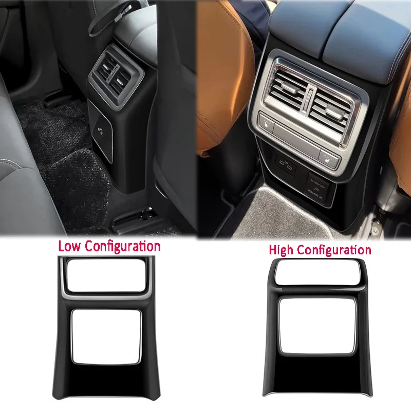LHD RHD для Mazda CX60 CX 60 2022 2023 2024 ABS автомобильное заднее сиденье кондиционер вентиляционная рамка Крышка отделка стикер автомобильные аксессуары