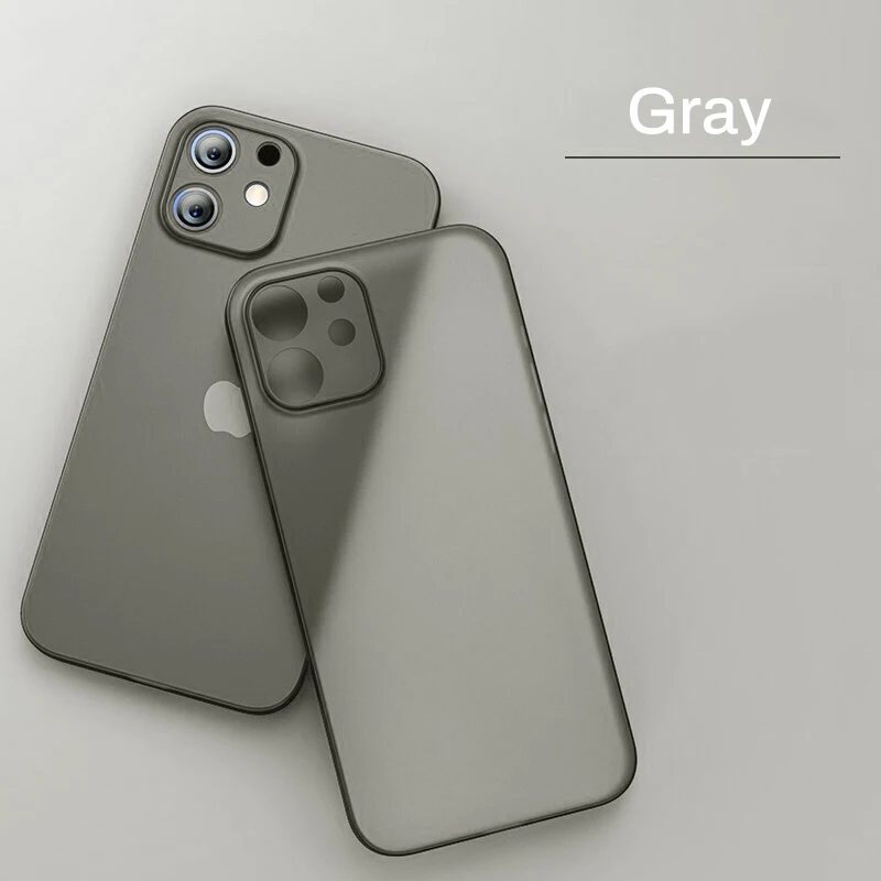 thumbnail image 1 of 0.2MM Ultra Thin Case For iphone 13 14 15 Pro Max 12 Mini 11 X XR XS Max Cover For iphone SE 2020 2022 7 6 8 Plus Hard PC Case, 1 of 5
