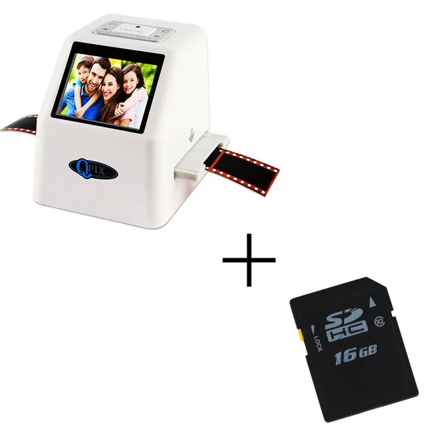 thumbnail image 1 of Escáner de película negativa portátil de 22 MP, convertidor de diapositivas de 35 mm, visor de imágenes digitales con pantalla LCD de 2,4" y software de edición incorporado, 1 of 5