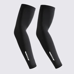 UPF 50+ Men's Lightweight Sun - Protection Arm Sleeves - Anti - UV, Cooling Ice Silk - One Size (Fashion - Black)
