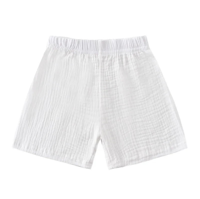 Summer baby girls boys shorts 0-6Year toddler casual sport solid linen cotton casual shorts cotton shorts