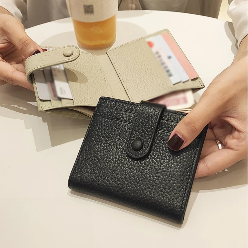 Women Ladies Leather Short Wallet Credit Card Holder Purse