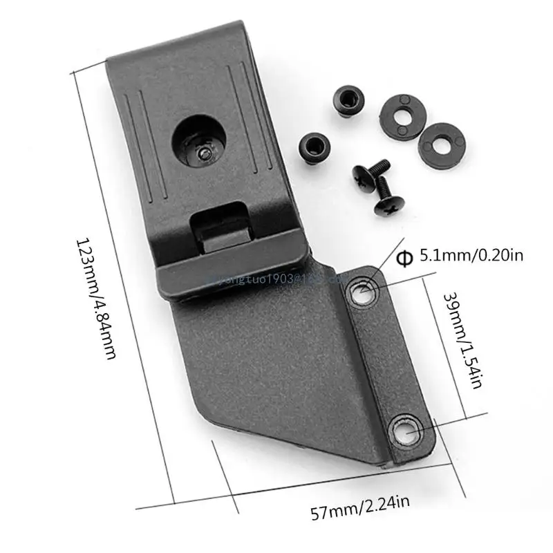 K Sheath Clip Waist Clip 360&deg; Rotatable Knife Sheath For KYDEX