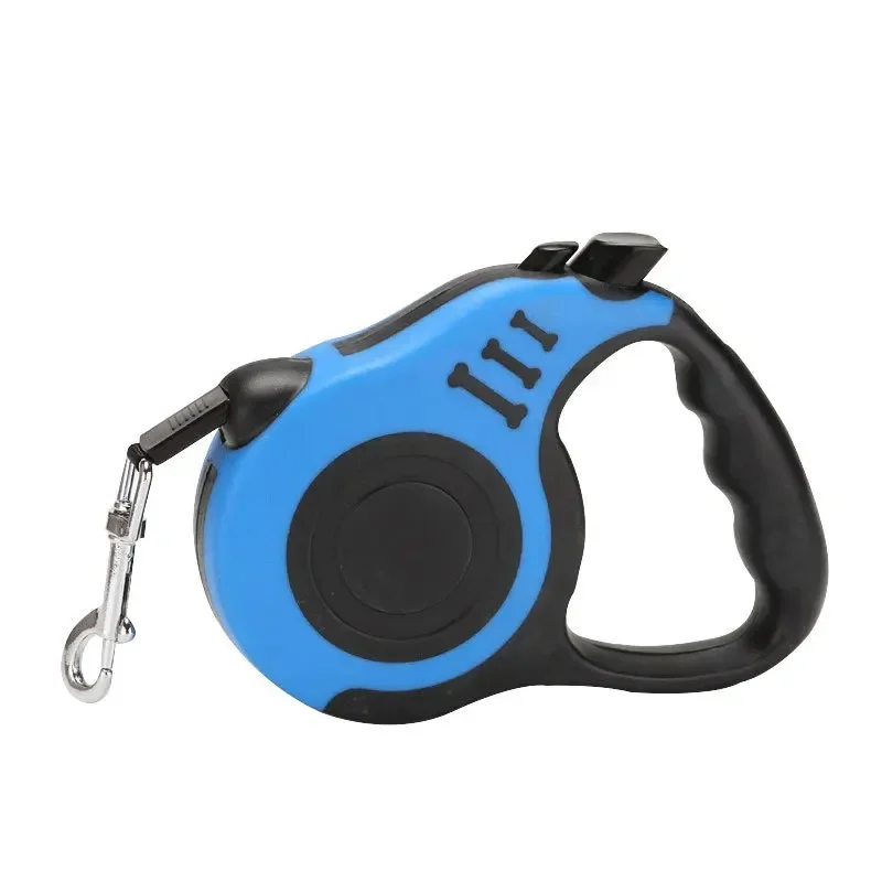 Heavy Duty Retractable Dog Leash with Anti-Slip Handle and One-Button Lock