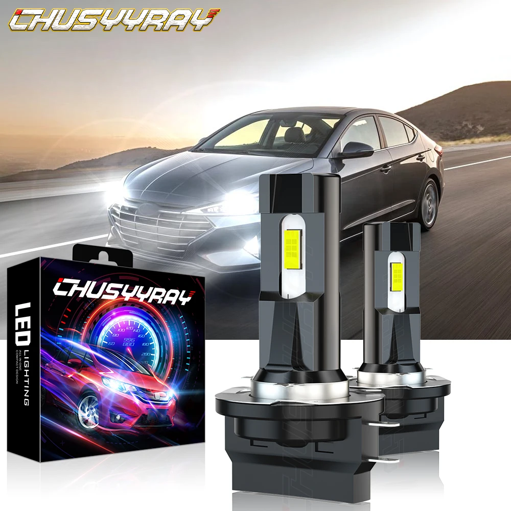 

CHUSYYRAY 2X H11B LED Bulbs Compatible For Hyundai Elantra 2007 2008 2009 2010 Headlight Low Beam Kit Fit For H11 H8 H9 luzes
