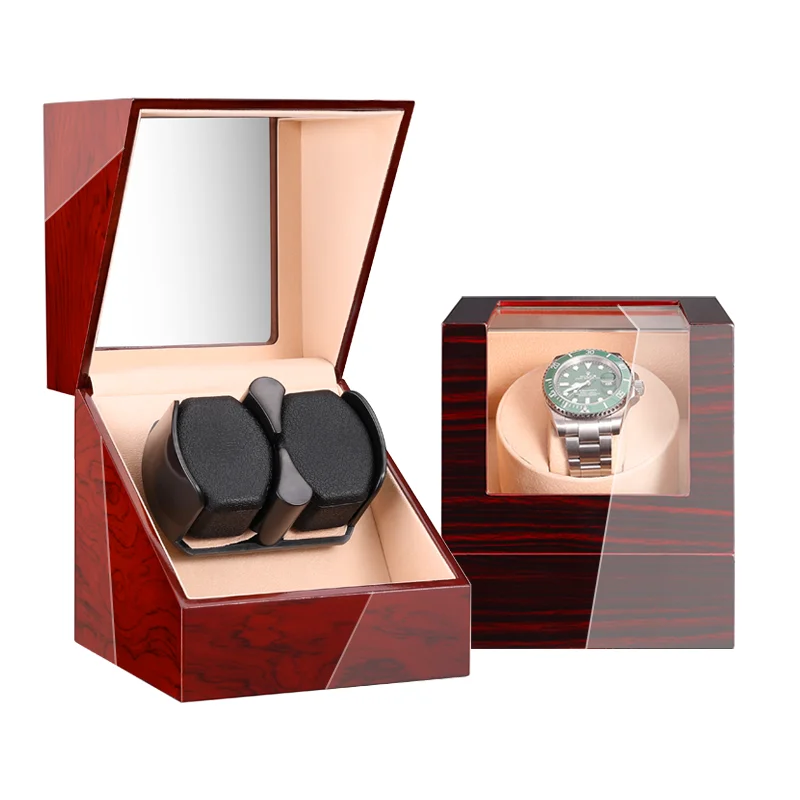 Watch winder Embers Single And 2 Slots Watch Winder High Gloss Quiet Box Shaker Mabuchi Motro