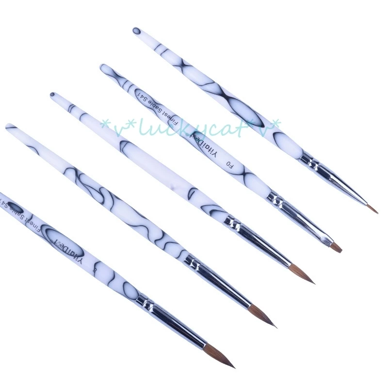 new durable Dental Porcelain Applying Pen Porcelain Ceramic Sable Ermine Brush Pen Set Tool Dental Lab Porcelain Pen mul-model