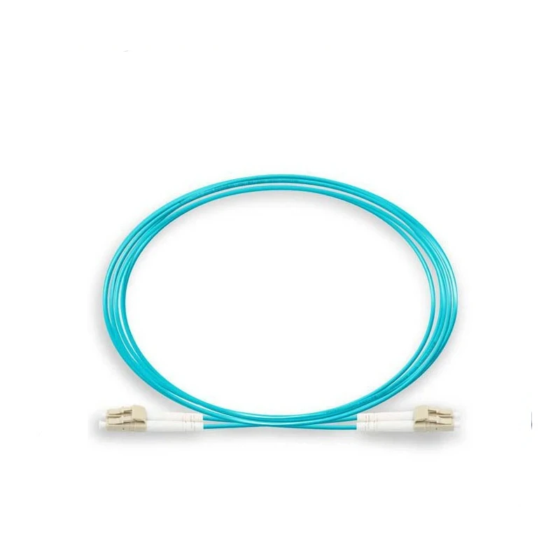 FASO 20Pcs/Bag OM3 LC/UPC  Multimode Optical Fiber Optic Patch Cord Jumper Duplex 3.0mm Optical Patch Cable