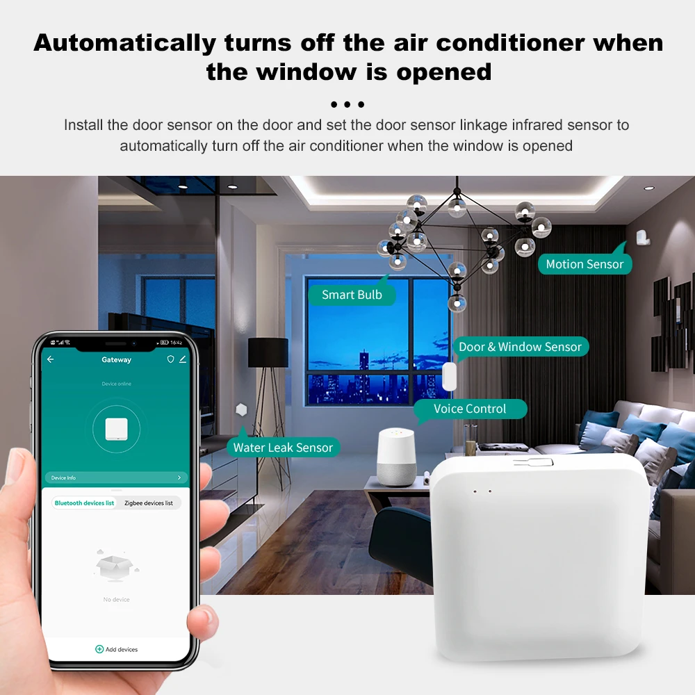 Multi-Mode Zigbee Bluetooth Gateway Hub 3