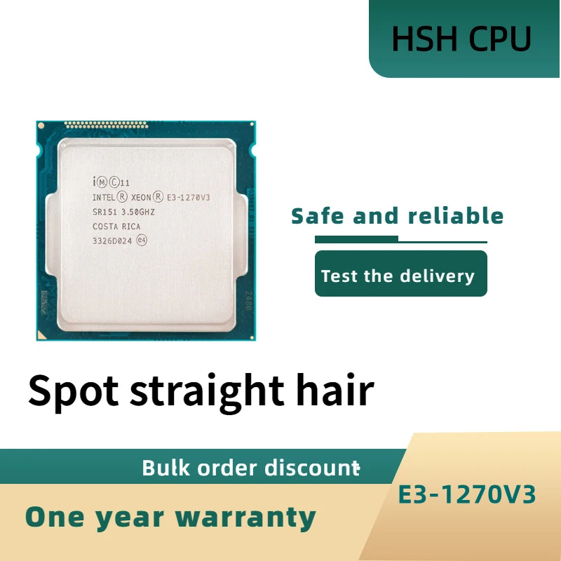 Intel Xeon E3-1270 V3 E3 1270 V3 E3 1270v3 3.5 Ghz Quad-core Eight ...