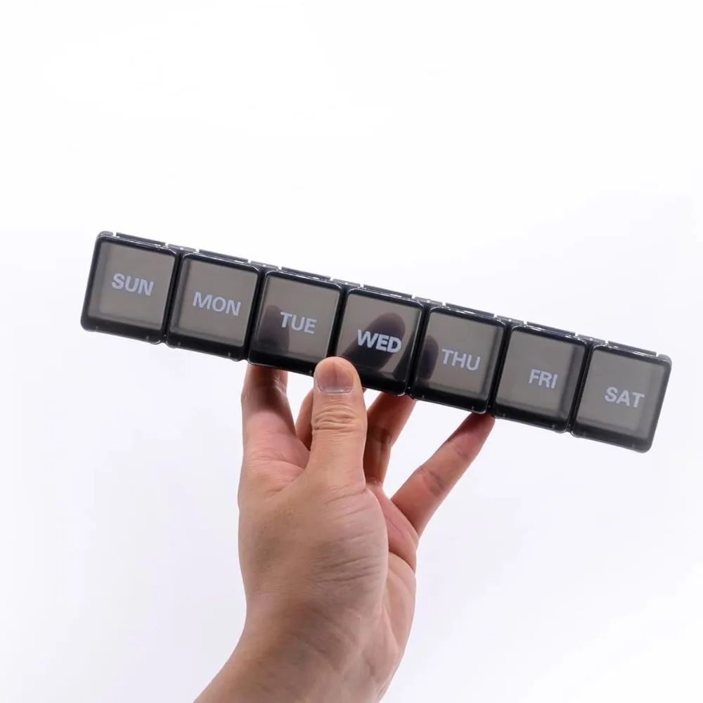 Deluxe Oversize Weekly Pill Organizer & Travel Container