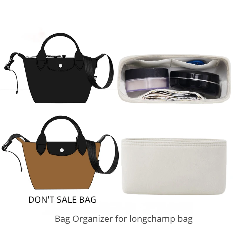 Organizer Per Borse Per Longchamp Mini Bag Borsa Organizer Inserto Fodera A Strati Energy Borse Portaoggetti In Feltro Ultraleggero