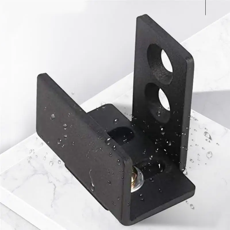 Carbon Steel Floor Guide Wall Mount Door Stopper Swing Preventor Sliding Doors Accessories Barn Door Bottom Guide Hardware