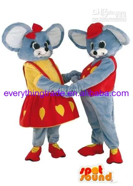 

New Adult Hot Sale Foam Cute Both Wedding Mouse Cartoon Mascot Costume Plush Christmas Fancy Dress Halloween Mascot Costume