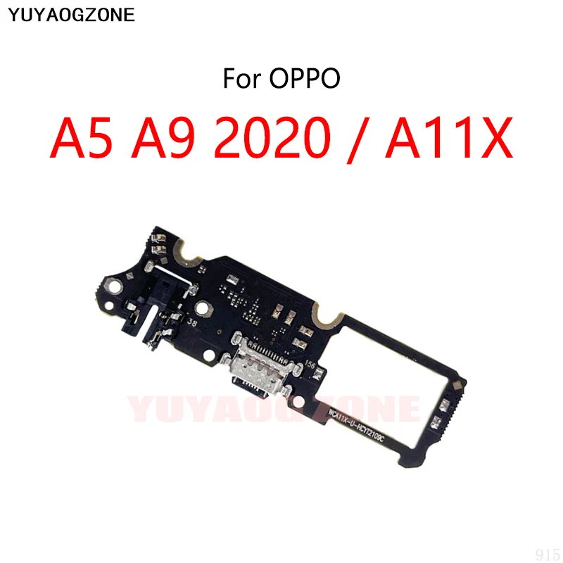 

10PCS/Lot For OPPO A11X / A5 A9 2020 USB Charge Dock Port Socket Plug Connector Flex Cable Charging Board Module